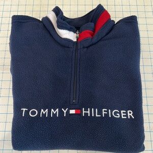 Tommy Hilfiger Navy Fleece Pullover